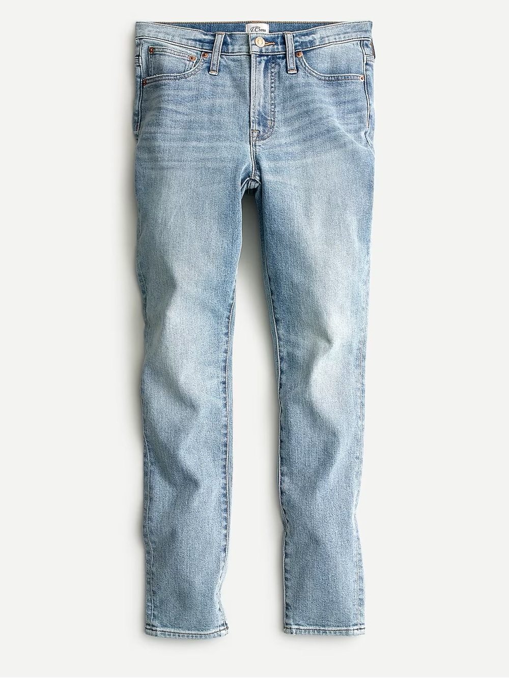 J.Crew 9” high rise Toothpick Skinny Jeans Seacost Light Wash Preppy size 26